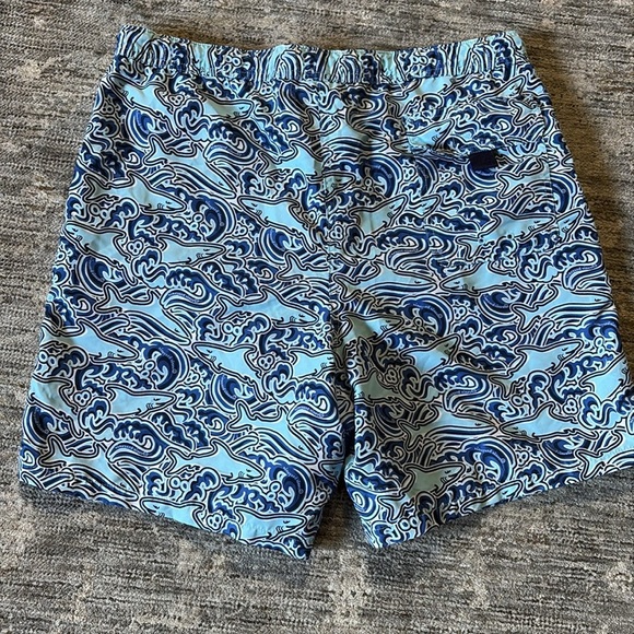 Vineyard Vines Ocean Wave Swim Trunks - men’s small - great condition - Picture 5 of 6